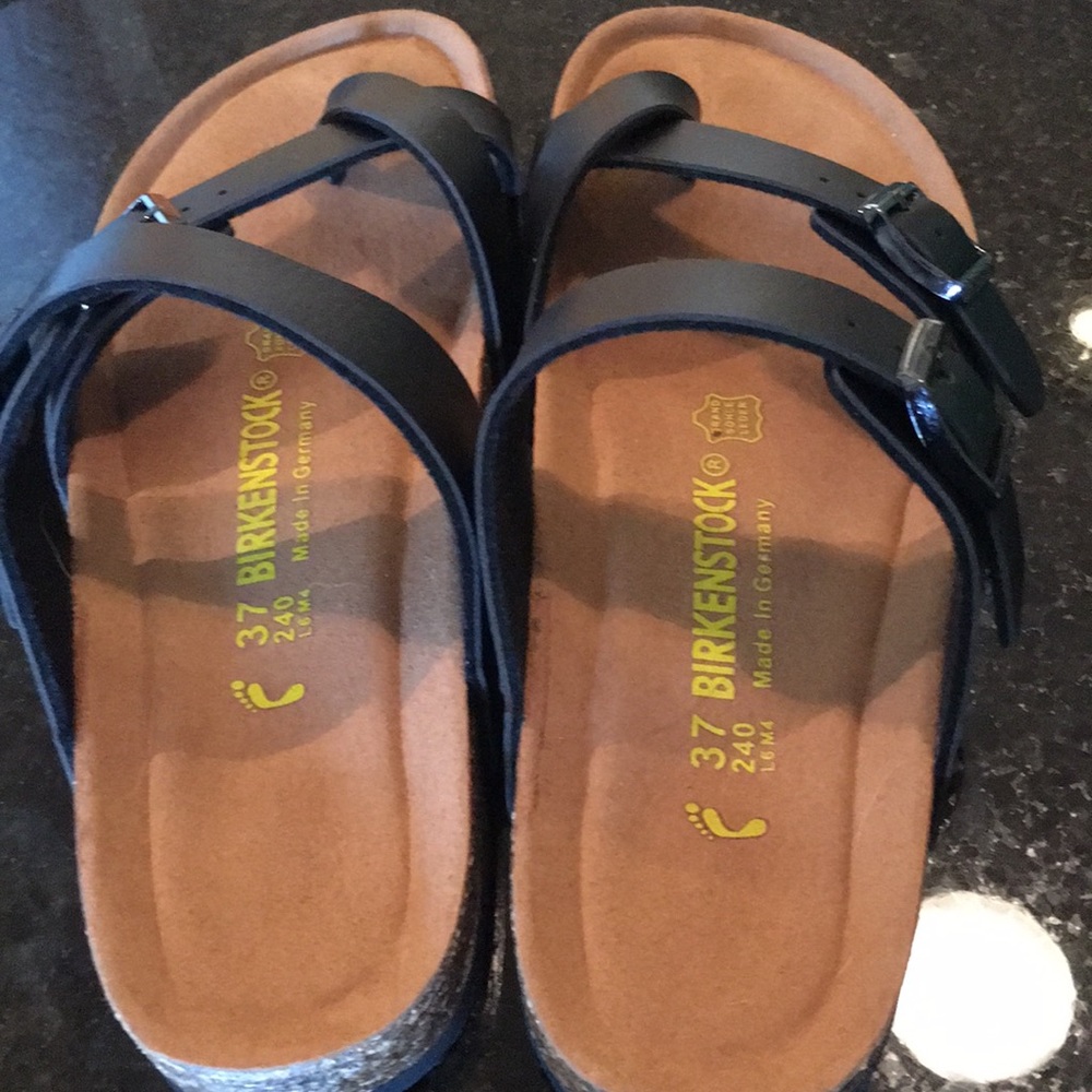 Brand new black Birkenstolks